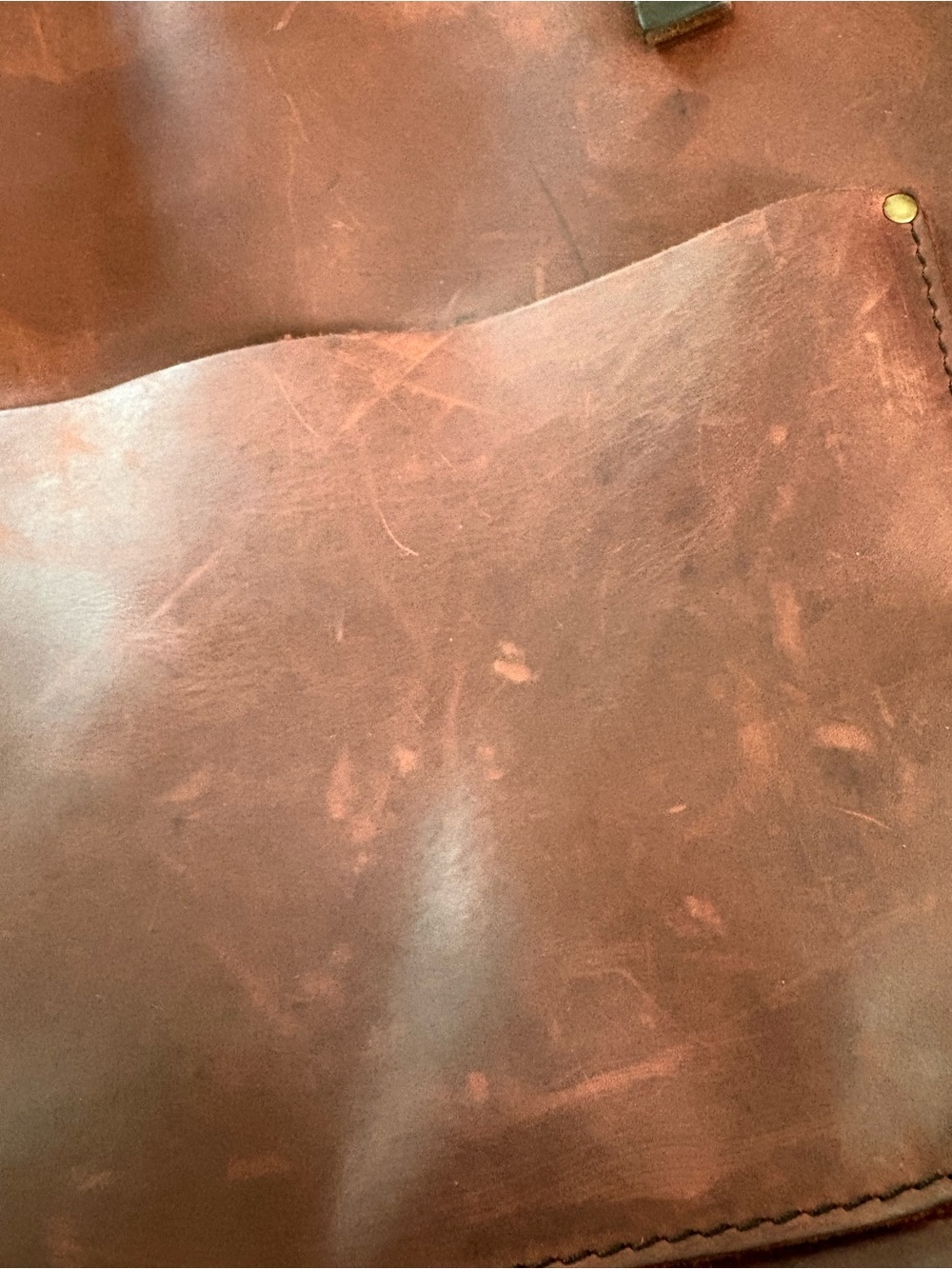 Portland Leather Goods Large Classic Tote Bag. - Picture 13 of 16